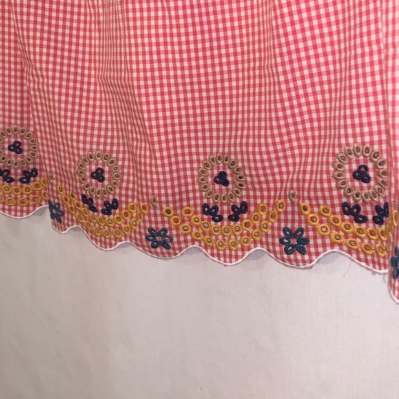 Madewell Embroidered Gingham Tank Top - Picture 7 of 8